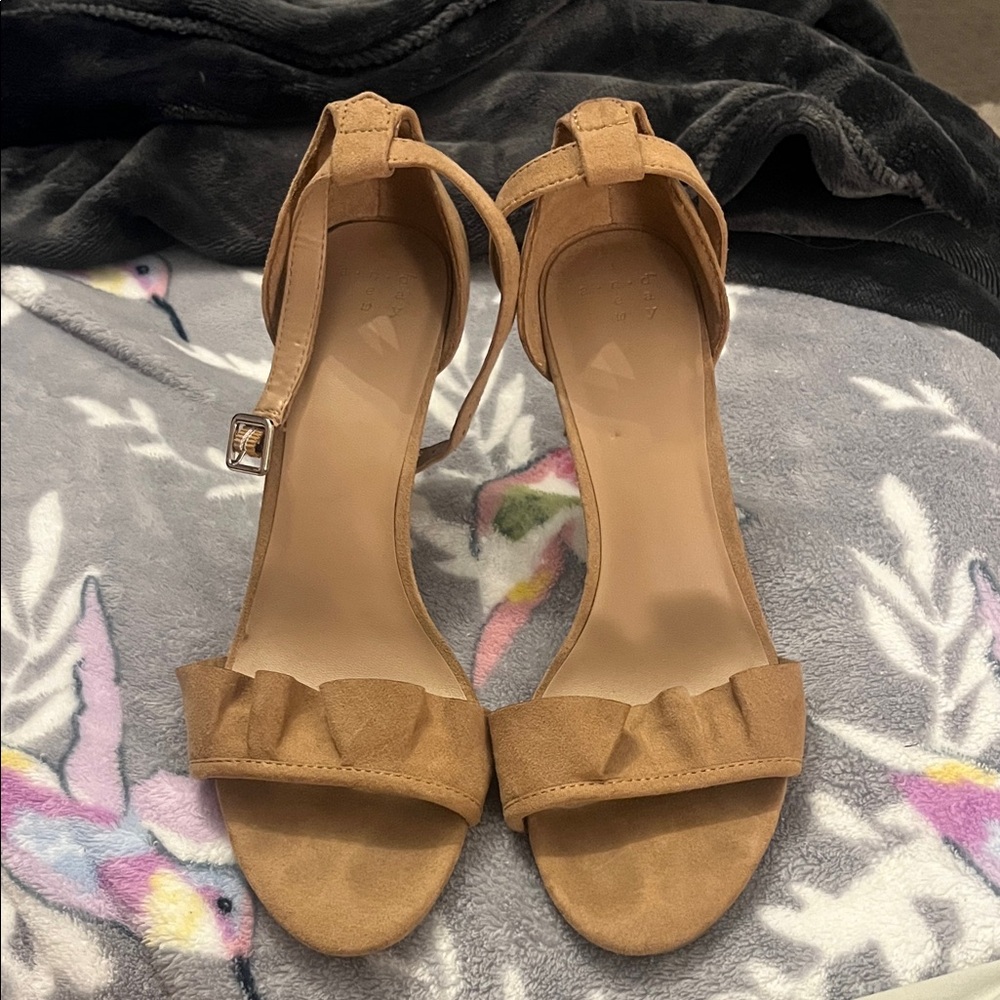 a new day Camel Women's Heels with Ankle Strap